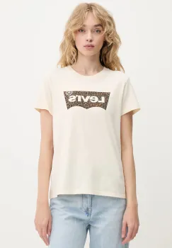 Levi's tricou din bumbac LSE THE PERFECT TEE culoarea bleumarin, A2086 imagine