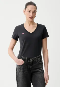 Levi's tricou din bumbac PERFECT VNECK 2-pack imagine