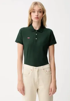 Levi's tricou polo culoarea verde, 001F2 imagine