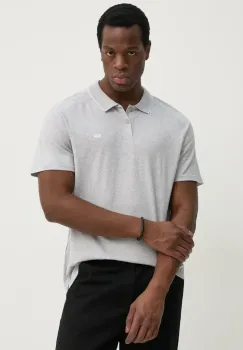 Levi's tricou polo SHORELINE TECH POLO barbati, culoarea gri, melanj, 001EK imagine