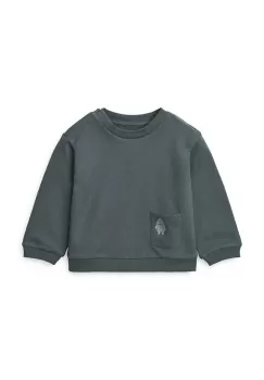Liewood bluza bebe culoarea gri, neted imagine