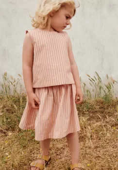 Liewood bluza din bumbac pentru bebelusi culoarea bej, modelator imagine