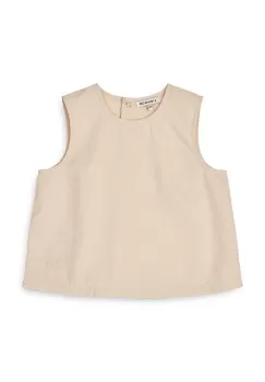 Liewood bluza din bumbac pentru bebelusi culoarea bej, neted imagine