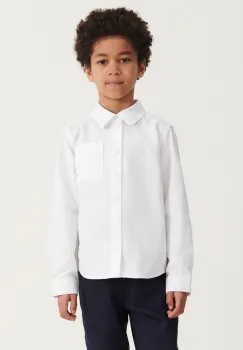 Liewood camasa de bumbac pentru copii Costa Shirt culoarea alb, LW17807 imagine