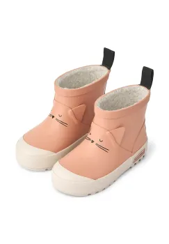 Liewood cizme copii Jesse Cat Thermo Rainboot culoarea portocaliu, LW20370 imagine