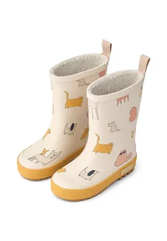 Liewood cizme copii Mason Thermo Rainboot culoarea bej, LW13043 imagine