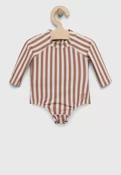 Liewood costum de baie dintr-o bucata pentru bebelusi culoarea bej imagine