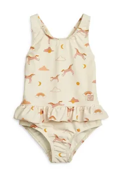 Liewood costum de baie dintr-o bucata pentru copii Amara Printed Swimsuit culoarea bej, LW19983 imagine
