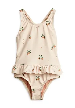 Liewood costum de baie dintr-o bucata pentru copii Amara Printed Swimsuit culoarea bej, LW19983 imagine
