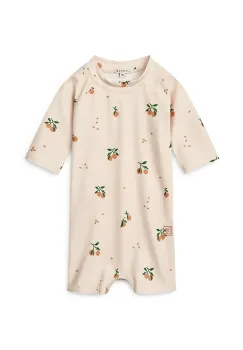 Liewood costum de baie pentru bebelusi Thor Baby Swim Jumpsuit culoarea bej, LW19672 imagine