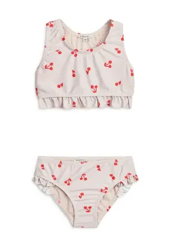 Liewood costum de baie pentru copii din doua piese Bellamy Bikini Set culoarea bej, LW19755 imagine