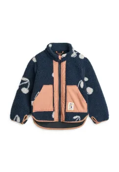 Liewood geaca copii Noam Pile Jacket culoarea bleumarin, LW20017 imagine