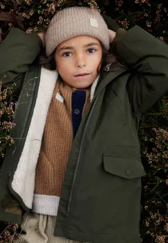 Liewood geaca copii Timber 2 in 1 Jacket culoarea verde, LW19438 imagine