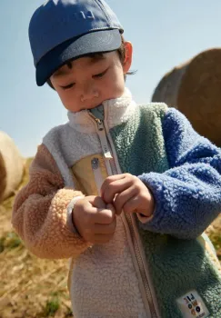 Liewood geaca Nolan Pile Jacket culoarea bej, LW19877 imagine