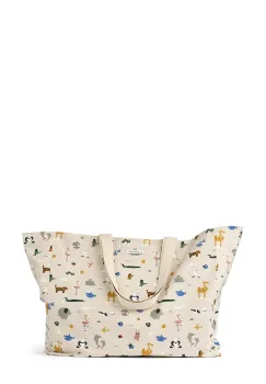 Liewood geanta de bumbac Maxi Totebag culoarea bej, LW14739 imagine