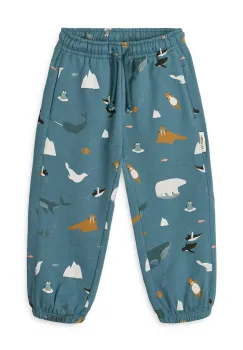 Liewood pantaloni de trening din bumbac pentru copii Arlo Printed Sweatpants cu model, LW20074 imagine