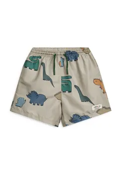 Liewood pantaloni scurti de baie copii Duke Printed Board Shorts culoarea bej, LW20068 imagine