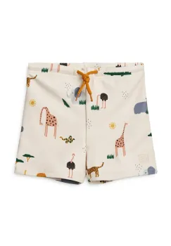 Liewood pantaloni scurti de baie copii Otto Printed Swim Pants culoarea bej, LW19986 imagine