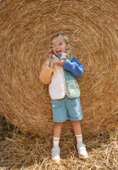 Liewood pantaloni scurti din denim pentru copii Cesaria Denim Shorts neted, LW19882 imagine