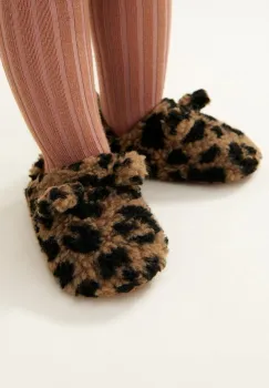 Liewood papuci copii Maui Pile Slipper culoarea bej, LW19239 imagine