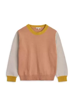 Liewood pulover de bumbac pentru copii culoarea portocaliu, light imagine
