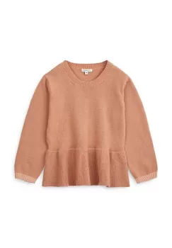 Liewood pulover din bumbac pentru bebelusi culoarea portocaliu, light imagine