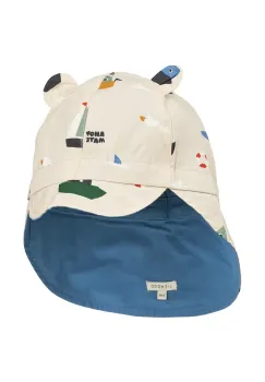 Liewood sapca de baseball din bumbac pentru copii Gorm Reversible Sun Hat With Ears imagine