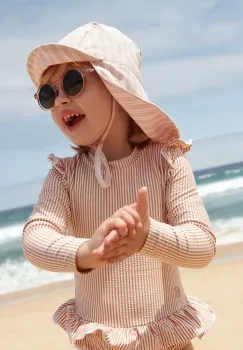 Liewood sapca de baseball pentru copii Cecilia Sun Hat culoarea roz, cu imprimeu, LW19667 imagine