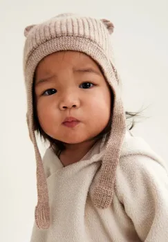 Liewood sapca de lana pentru copii Aviana Baby Bonnet culoarea bej, LW19415 imagine