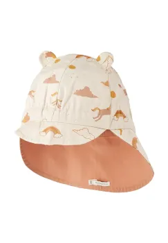 Liewood sapca reversibila din bumbac pentru copii culoarea portocaliu, modelator imagine