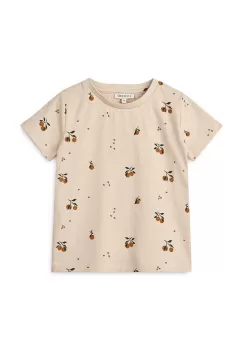 Liewood tricou de bumbac pentru copii culoarea portocaliu, neted imagine