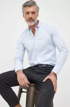 Lindbergh camasa barbati, cu guler button-down, slim imagine