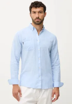 Lindbergh camasa de in culoarea verde, cu guler button-down, regular, 30.220276 imagine