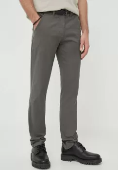 Lindbergh pantaloni barbati, culoarea verde, mulata imagine