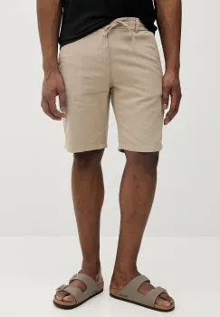 Lindbergh pantaloni scurti  din in culoarea bej, 30-508003 imagine