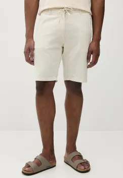 Lindbergh pantaloni scurti din in culoarea bej, melanj, 30-508003 imagine