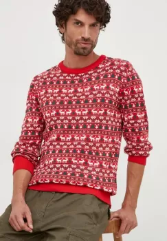 Lindbergh pulover barbati, culoarea rosu, light imagine