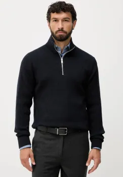 Lindbergh pulover culoarea bleumarin, cu turtleneck, 30-804030 imagine