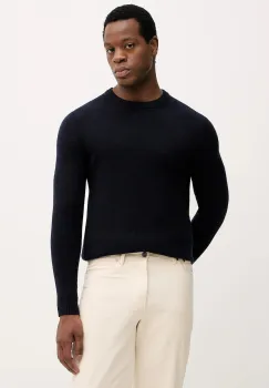 Lindbergh pulover din amestec de lana culoarea bleumarin, light, 30.800220 imagine