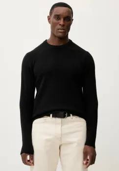 Lindbergh pulover din amestec de lana culoarea negru, light, 30.800220 imagine