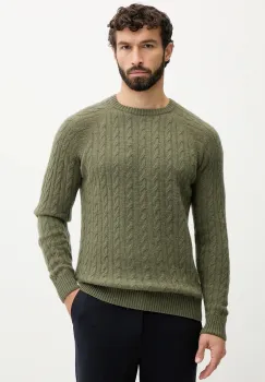 Lindbergh pulover din amestec de lana culoarea verde, 30.800227 imagine