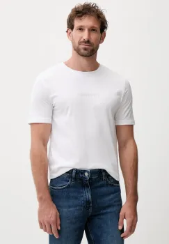 Lindbergh tricou din bumbac culoarea alb, cu imprimeu, 30.400200B imagine