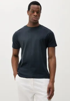 Lindbergh tricou din bumbac culoarea bleumarin, cu imprimeu, 30-400315 imagine