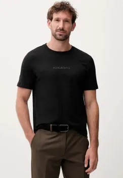 Lindbergh tricou din bumbac culoarea negru, cu imprimeu, 30.400200B imagine