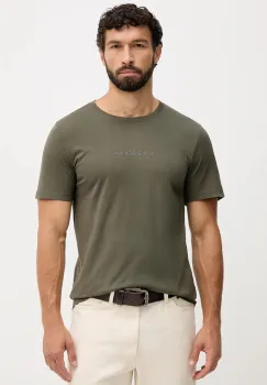 Lindbergh tricou din bumbac culoarea verde, cu imprimeu, 30.400200B imagine