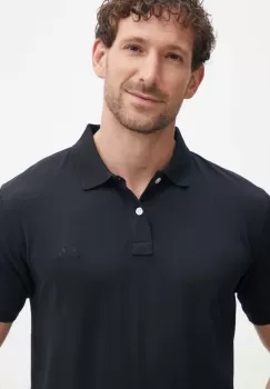 Lindbergh tricou polo barbati, culoarea negru, neted, 30-404016 imagine