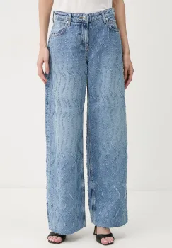 Liu Jo blugi wide leg pentru femei imagine