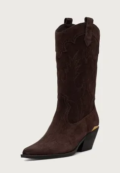 Liu Jo  cizme cowboy pentru femei din piele intoarsa AUSTIN 05 imagine