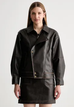 Liu Jo geaca de biker pentru femei imagine