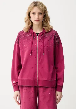 Liu Jo hanorac cu gluga pentru femei, din bumbac imagine